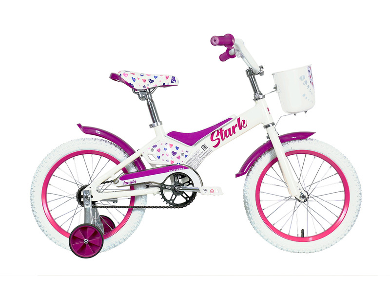 Фото Велосипед детский для девочек от 3 до 5 лет Stark Tanuki 14 Girl 2021