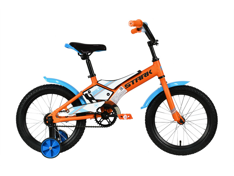 Фото Велосипед детский для мальчиков и девочек от 3 до 5 лет Stark Tanuki 16 Boy 2021