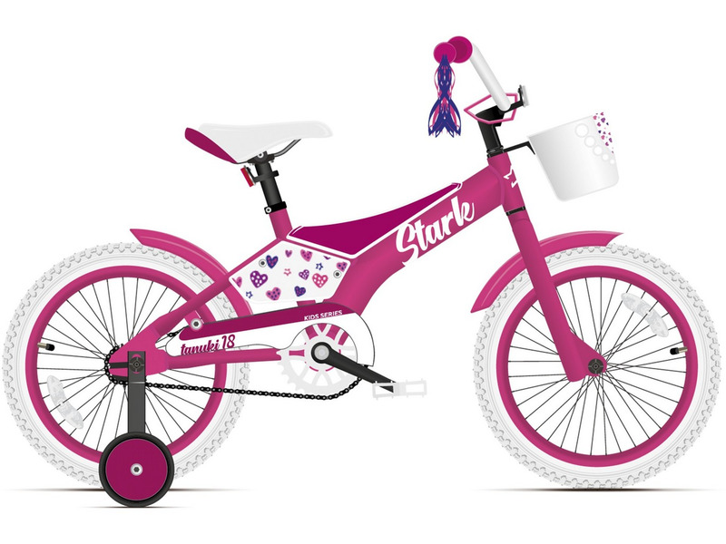 Фото Велосипед детский для девочек от 5 до 9 лет Stark Tanuki 18 Girl 2021