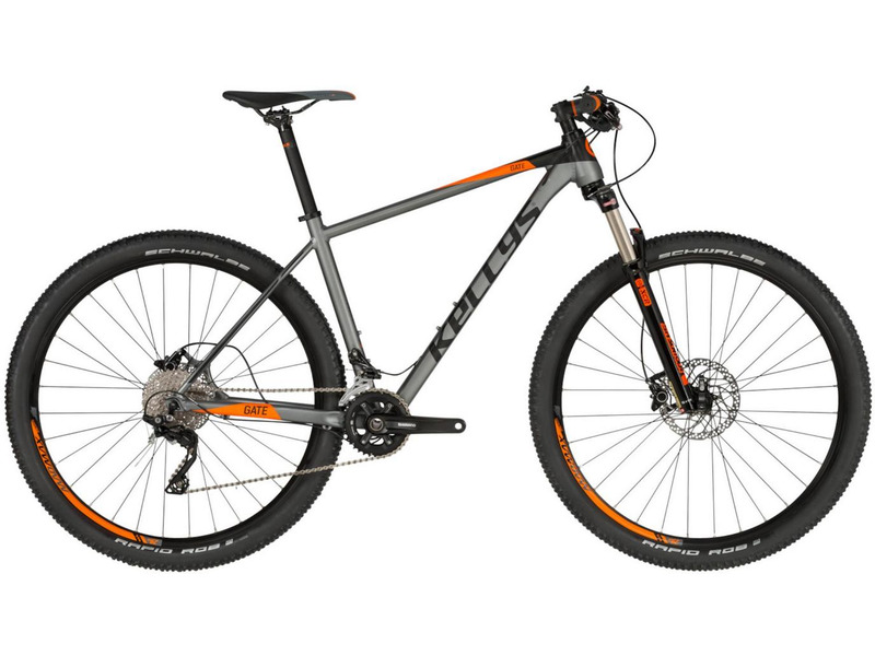 Горный велосипед Kellys Gate 30 29, год 2019, цвет Серебристый-Оранжевый, ростовка 16
