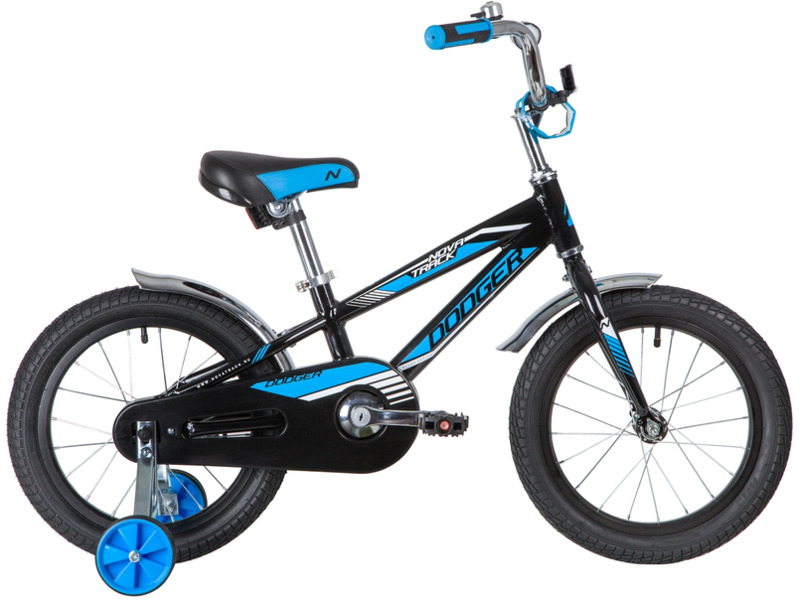 Фото Велосипед детский для мальчиков от 3 до 5 лет Novatrack Dodger 16 2020
