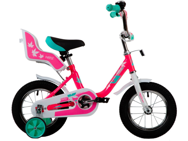 Фото Велосипед детский для девочек до 3 лет Novatrack Maple 12 2021