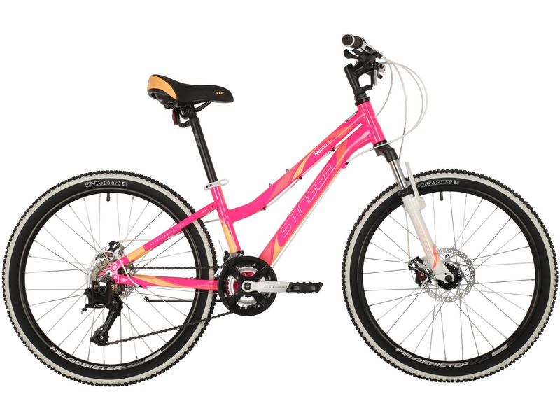 Фото Велосипед подростковый для девочек от 9 до 13 лет Stinger Laguna 24 D Microshift 2021