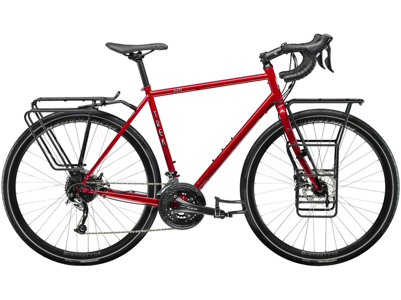 Дорожный велосипед Trek 520 Disc, год 2021, цвет Красный, ростовка 21