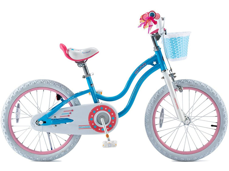 Фото Велосипед детский для девочек от 5 до 9 лет Royal Baby Stargirl Steel 18 2021