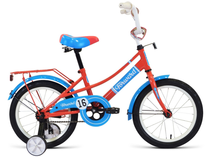Фото Велосипед детский для мальчиков и девочек от 3 до 5 лет Forward Azure 16  2022