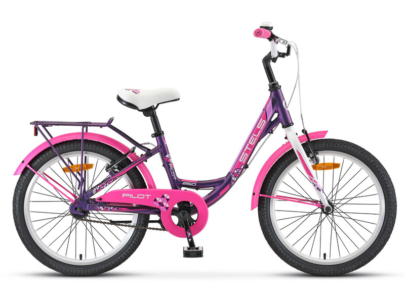 Фото Велосипед детский для девочек от 5 до 9 лет Stels Pilot 250 Lady 20 V020 2021