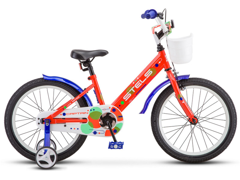 Фото Велосипед детский для мальчиков и девочек от 5 до 9 лет Stels Captain 18 V010 2022