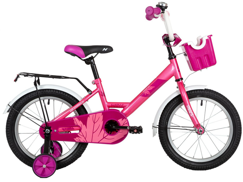 Фото Велосипед детский для девочек от 3 до 5 лет Novatrack Maple 16 2022