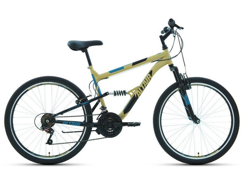 Велосипеды Двухподвесы Altair MTB FS 26 1.0, год 2022, цвет Серебристый-Черный, ростовка 18