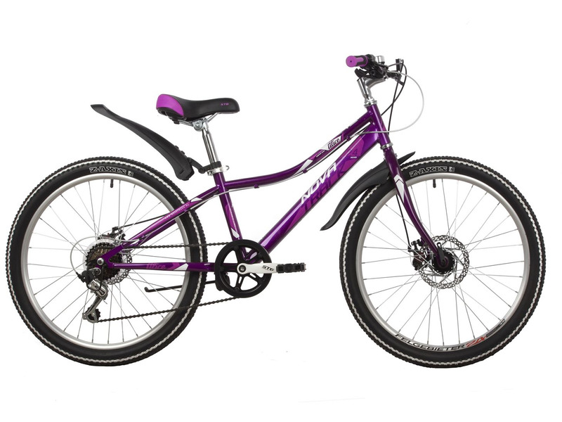Фото Велосипед подростковый для девочек от 9 до 13 лет Novatrack Alice 24 Disc 2021