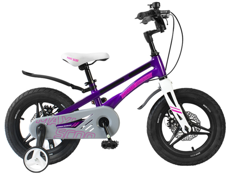 Фото Велосипед детский для мальчиков и девочек от 3 до 5 лет Maxiscoo Ultrasonic 14 Делюкс Плюс 2022