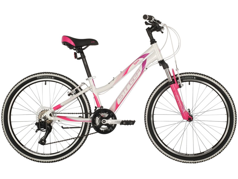 Фото Велосипед подростковый для девочек от 9 до 13 лет Stinger Laguna 24 Microshift 2021
