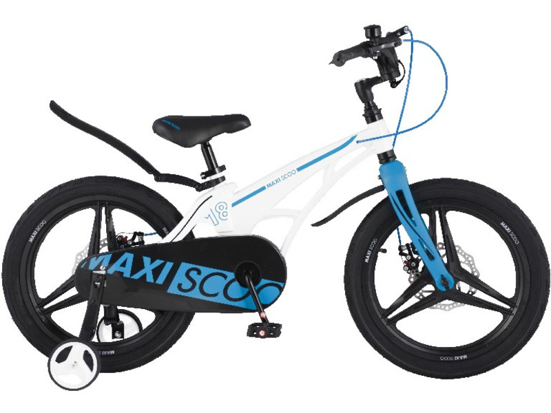 Фото Велосипед детский для мальчиков и девочек от 5 до 9 лет Maxiscoo Cosmic 18 Делюкс 2021