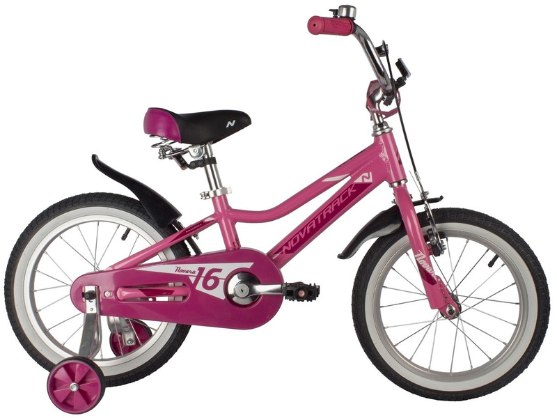 Фото Велосипед детский для девочек от 3 до 5 лет Novatrack Novara 16  2022