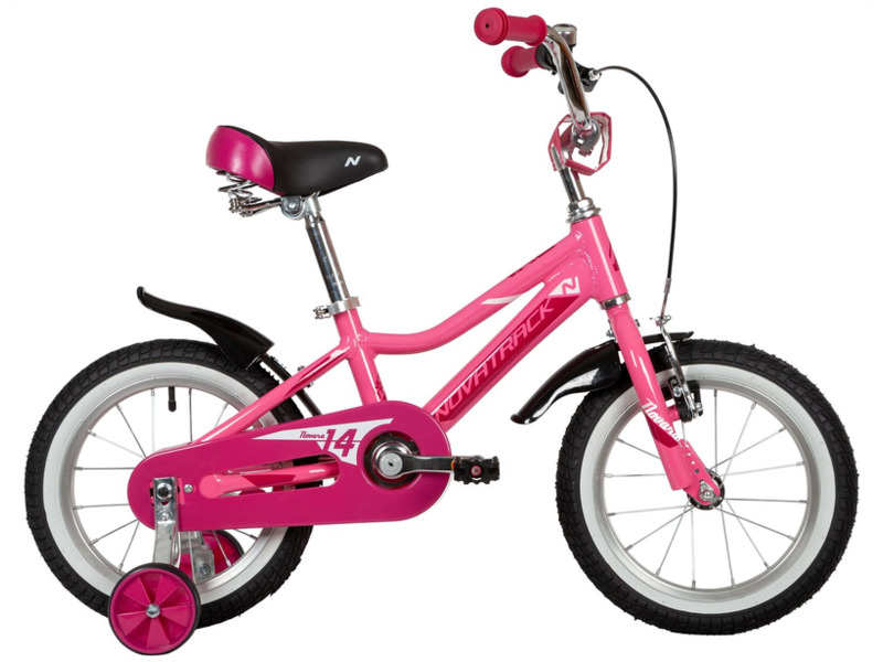 Фото Велосипед детский для девочек от 3 до 5 лет Novatrack Novara 14  2022