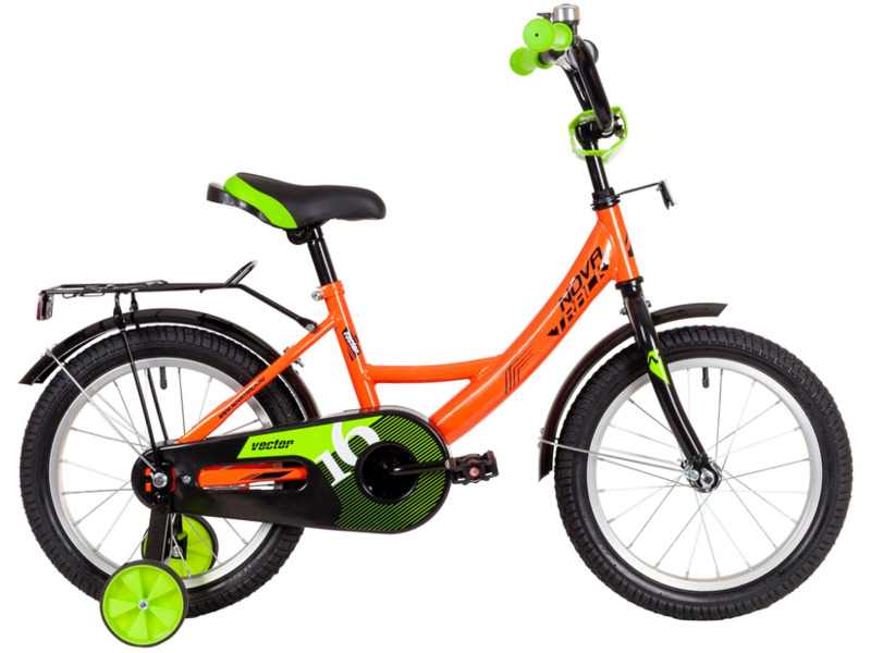 Фото Велосипед детский для мальчиков и девочек от 3 до 5 лет Novatrack Vector 16 2022
