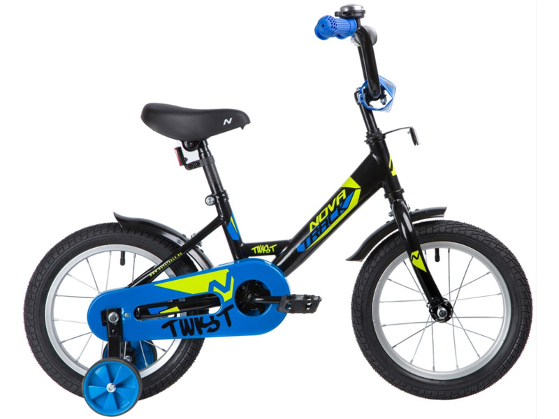 Фото Велосипед детский для мальчиков от 3 до 5 лет Novatrack Twist 14 boy 2022
