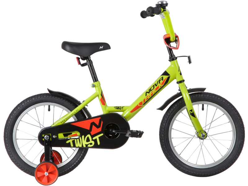 Фото Велосипед детский для мальчиков от 3 до 5 лет Novatrack Twist 16 boy 2022