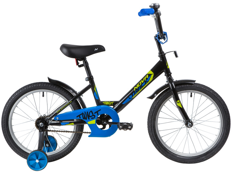 Фото Велосипед детский для мальчиков от 5 до 9 лет Novatrack Twist 18 boy 2022