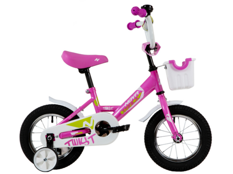 Фото Велосипед детский для девочек до 3 лет Novatrack Twist 12 girl 2022