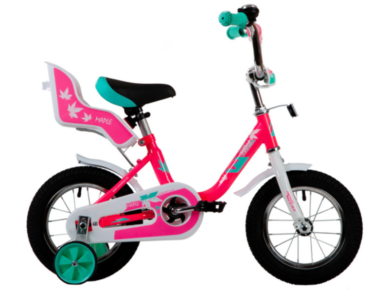 Фото Велосипед детский для девочек до 3 лет Novatrack Maple 12  2022
