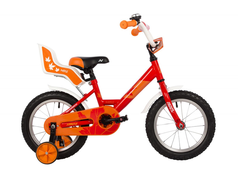 Фото Велосипед детский для девочек от 3 до 5 лет Novatrack Maple 14 2022