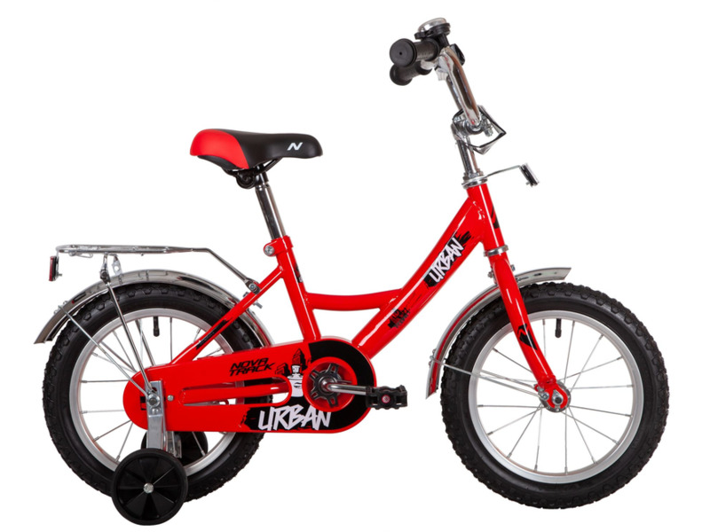 Фото Велосипед детский для мальчиков и девочек от 3 до 5 лет Novatrack Urban 14 2022