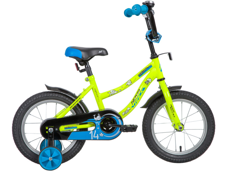 Фото Велосипед детский для мальчиков и девочек от 3 до 5 лет Novatrack Neptune 14 2022