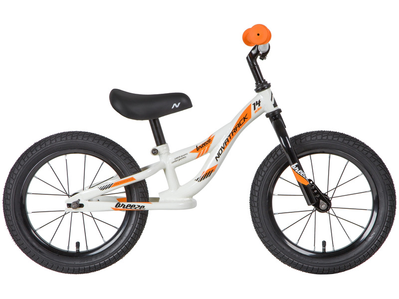 Фото Велосипед детский для мальчиков и девочек до 3 лет Novatrack Breeze 14 2022