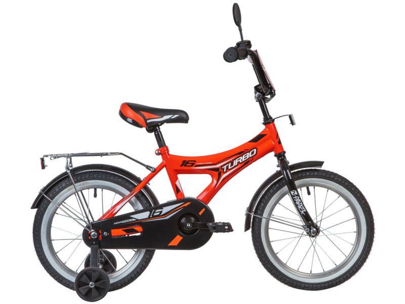 Фото Велосипед детский для мальчиков и девочек от 3 до 5 лет Novatrack Turbo 16 2022