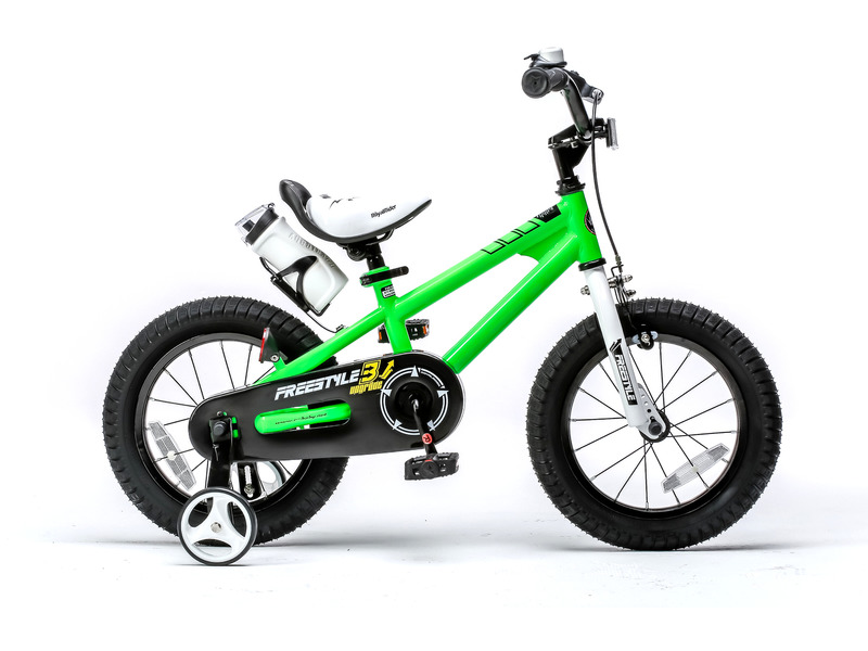 Фото Велосипед детский для мальчиков и девочек от 3 до 5 лет Royal Baby Freestyle Steel 14 2022