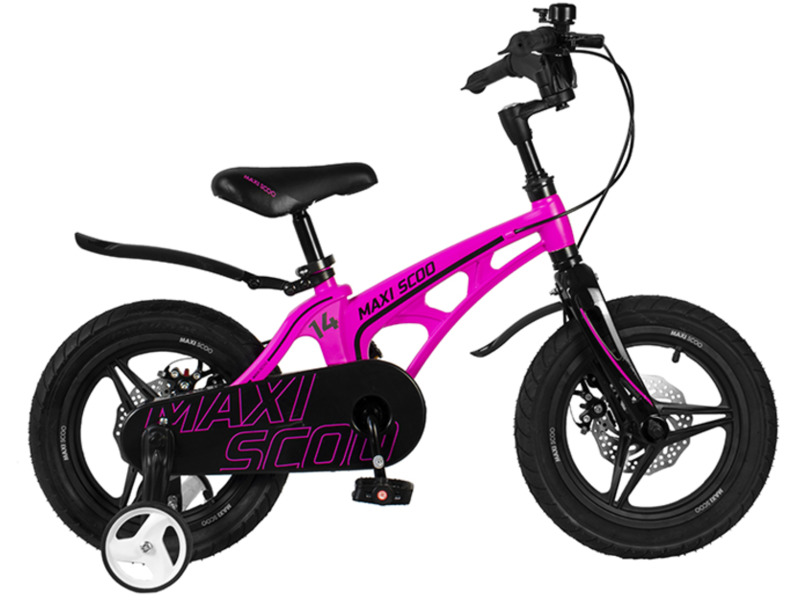 Фото Велосипед детский для мальчиков и девочек от 3 до 5 лет Maxiscoo Cosmic 14 Делюкс Плюс 2022
