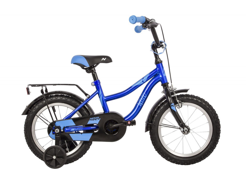 Фото Велосипед детский для мальчиков и девочек от 3 до 5 лет Novatrack Wind 14 V-brake 2022
