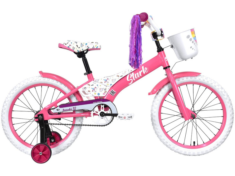 Фото Велосипед детский для девочек от 5 до 9 лет Stark Tanuki 18 Girl 2023