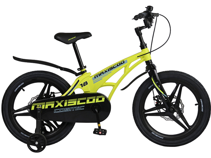 Фото Велосипед детский для мальчиков и девочек от 5 до 9 лет Maxiscoo Cosmic 18 Делюкс 2023