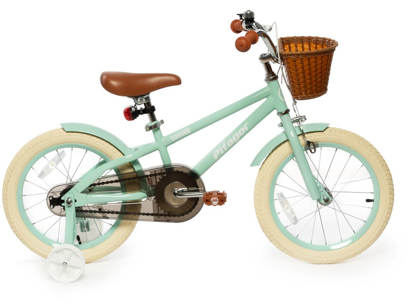 Детский велосипед Pifagor Shine 16, год 2023, цвет Зеленый