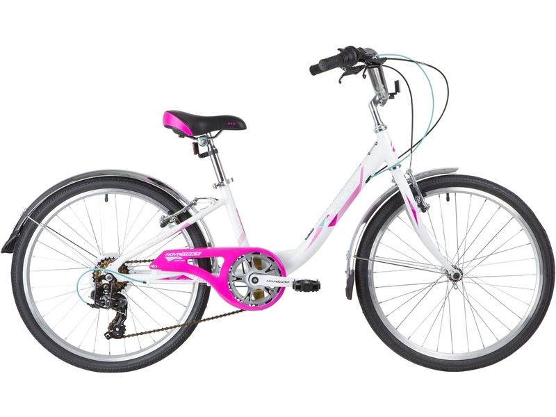 Фото Велосипед подростковый для девочек от 9 до 13 лет Novatrack Ancona 7-spd 24 2020