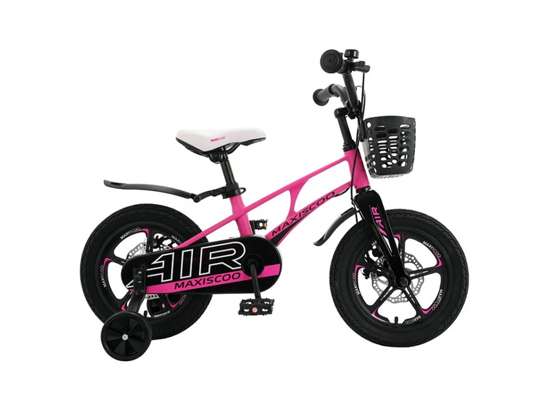 Фото Велосипед детский для мальчиков и девочек от 3 до 5 лет Maxiscoo Air 14 Делюкс Плюс 2023