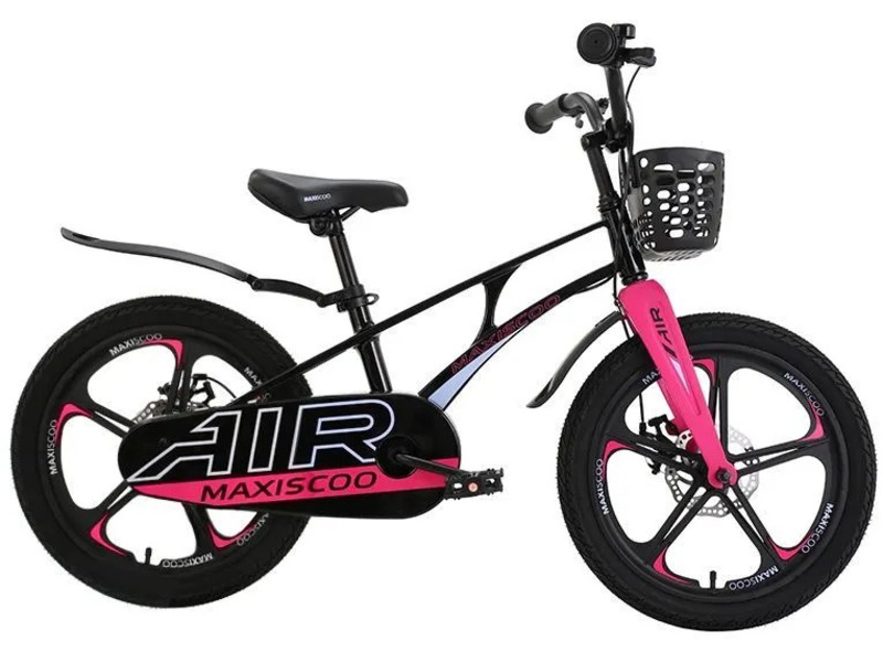 Фото Велосипед детский для мальчиков и девочек от 5 до 9 лет Maxiscoo Air 18 Делюкс 2023