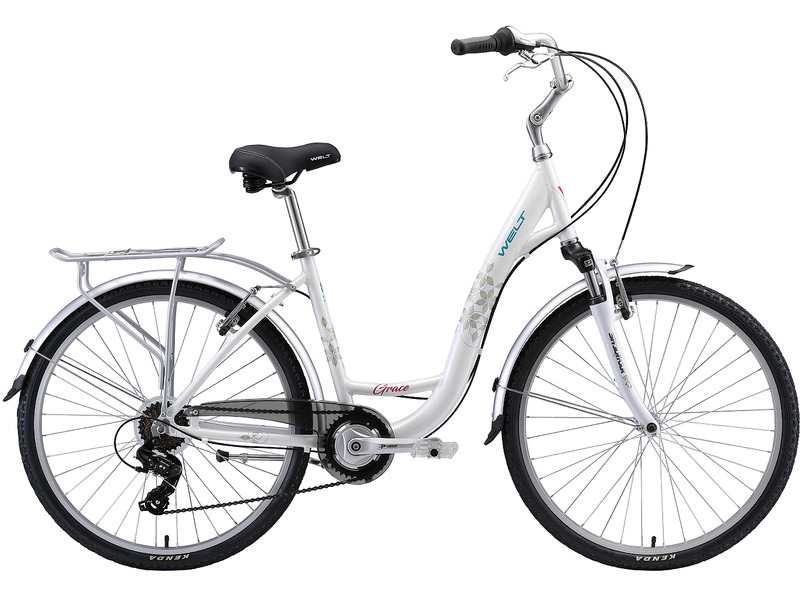 Женский велосипед Welt Grace 7, год 2023, цвет Белый, ростовка 18