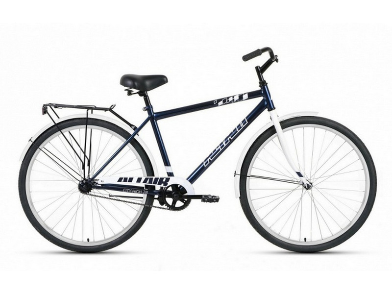 Дорожный велосипед Altair City 28 high, год 2023, цвет Синий-Серебристый, ростовка 19
