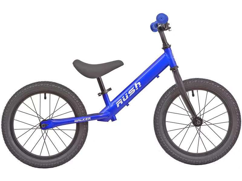 Детский велосипед Rush Hour Walker 16, год 2023, цвет Синий