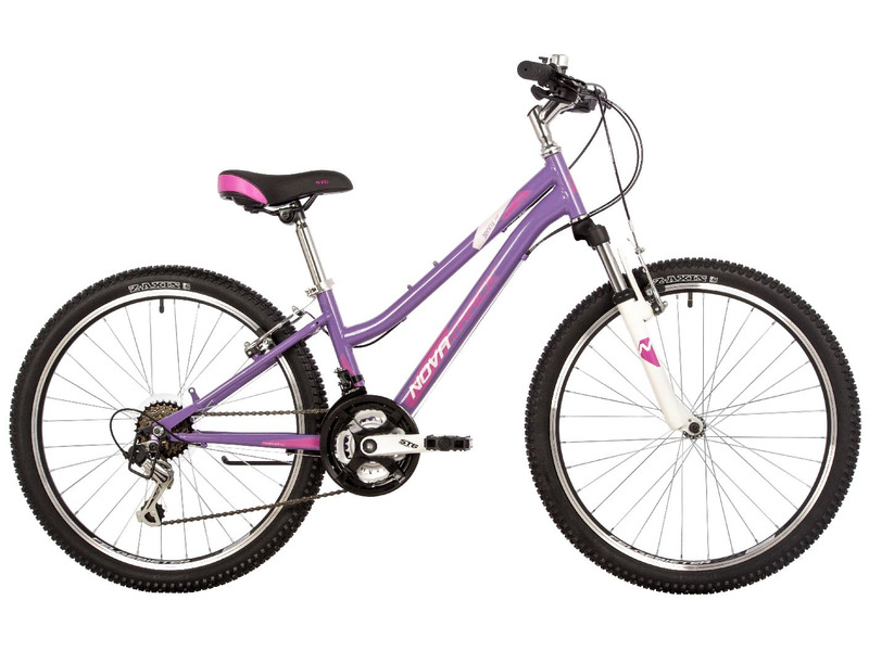 Фото Велосипед подростковый для девочек от 9 до 13 лет Novatrack Jenny 24 Pro 2023