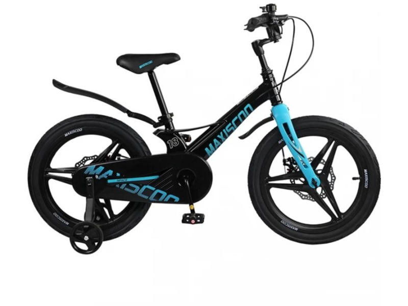 Фото Велосипед детский для мальчиков и девочек от 5 до 9 лет Maxiscoo Space 18 Делюкс 2023