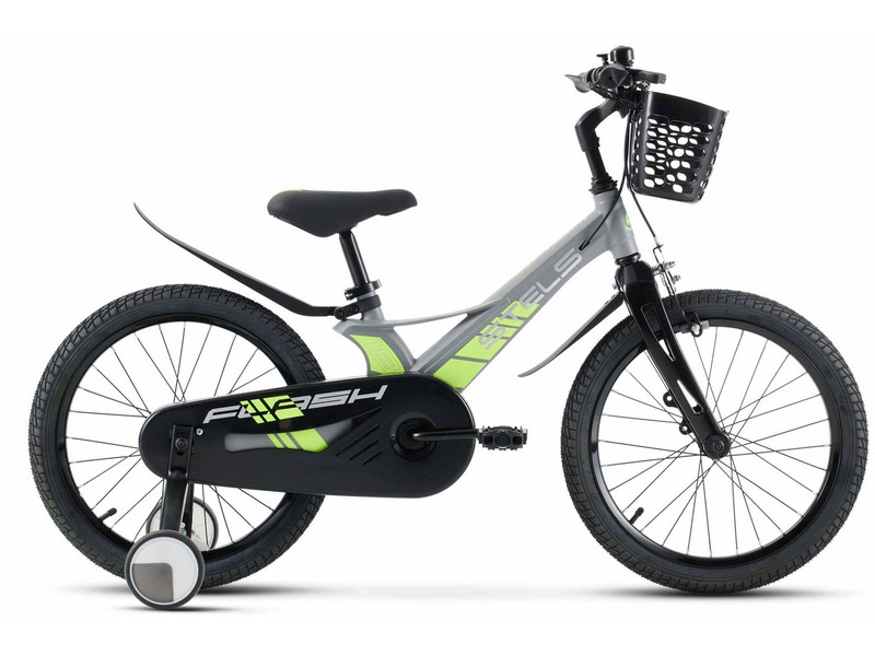 Детский велосипед Stels Flash KR 18 Z010, год 2024, цвет Серебристый