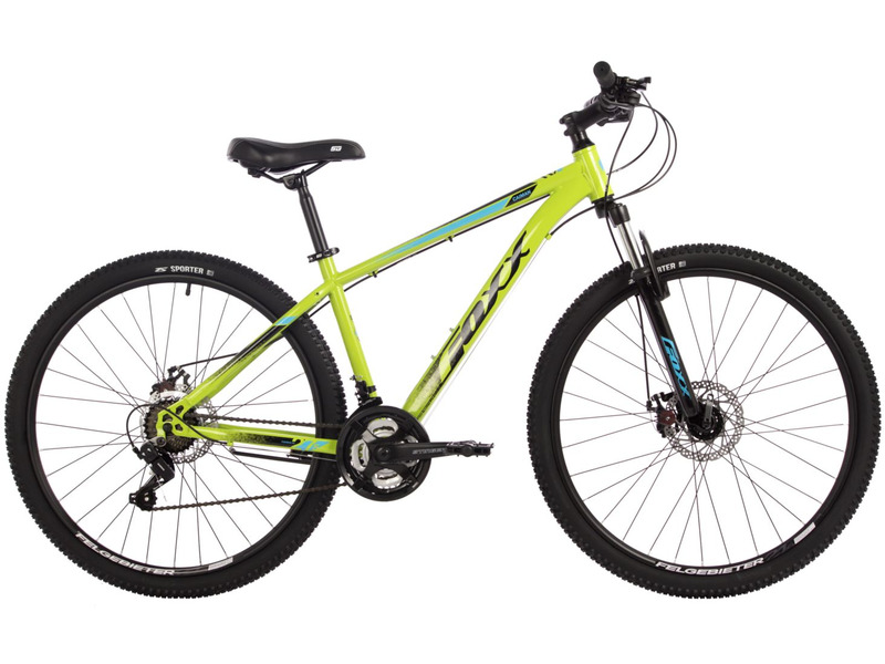 Горный велосипед Foxx Caiman 27.5, год 2024, цвет Желтый, ростовка 18