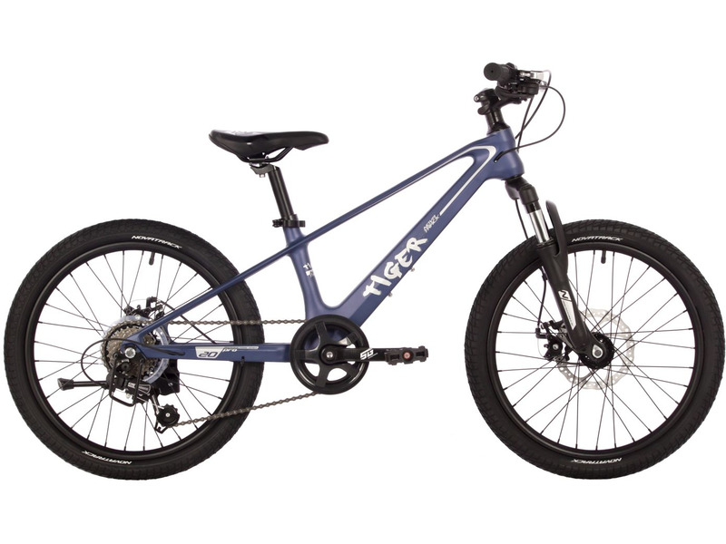 Складной велосипед Novatrack Tiger Pro 20, год 2024, цвет Синий