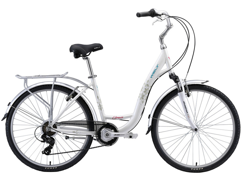 Женский велосипед Welt Grace 7, год 2024, цвет Белый, ростовка 17