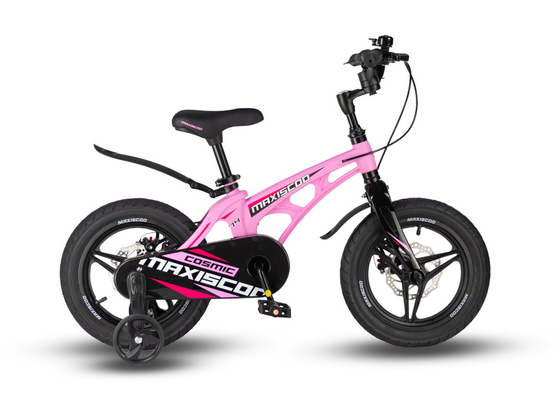 Фото Велосипед детский для мальчиков и девочек от 3 до 5 лет Maxiscoo Cosmic 14 Делюкс 2024